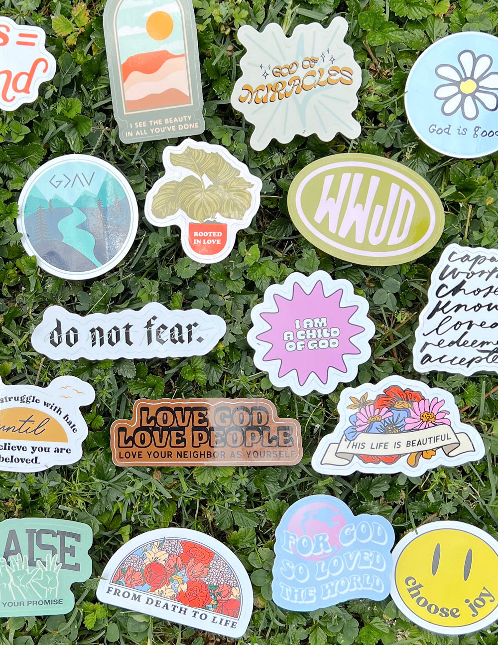 50 Random Stickers – Christian Sticker