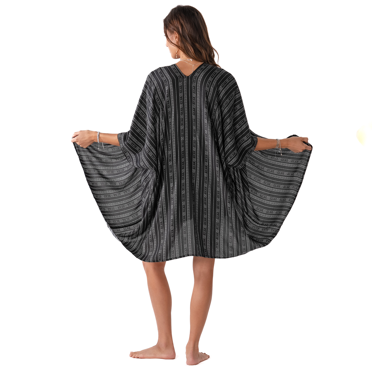 Akha Tribal Shorts Lounge Set, view 3 — Soul Flow Apparel
