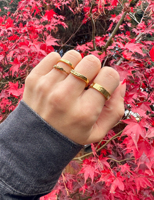 Dainty Vine Ring – Christian Ring