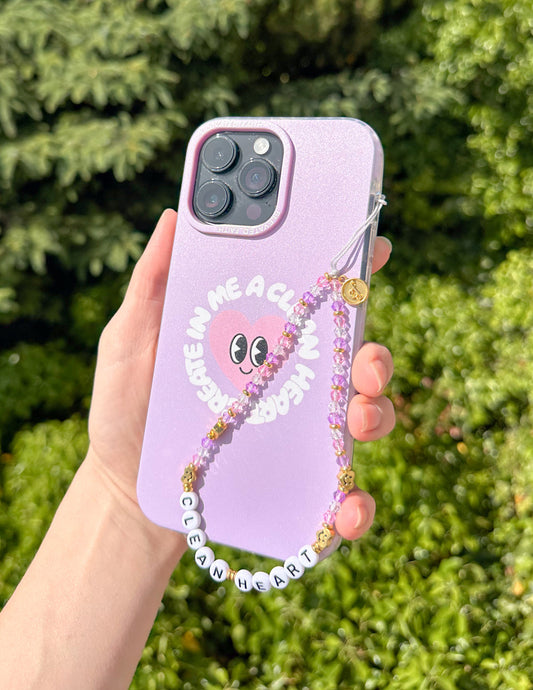 Create in Me a Clean Heart Phone Charm – Christian Phone Charm