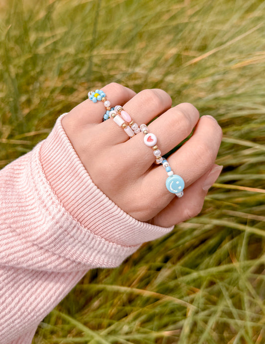 Peace Beaded Ring Set – Christian Ring