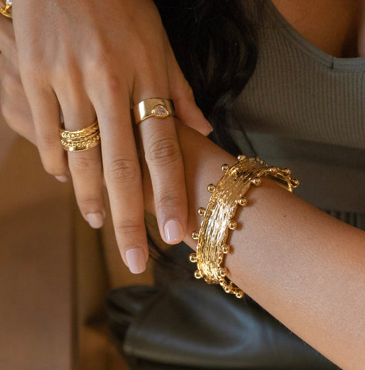 Raina Studded Cuff — Soul Flow Apparel