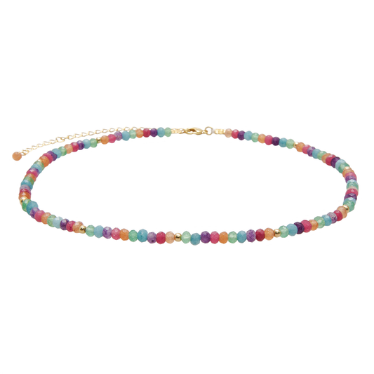 Lucky Charm 3mm Healing Necklace, view 1 — Soul Flow Apparel