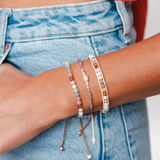 Compassion Healing 4mm Bracelet, view 1 — Soul Flow Apparel