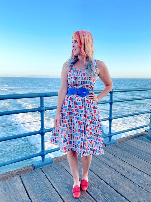Sunny Days Fit & Flare Dress - Large Only, view 1 — Soul Flow Apparel