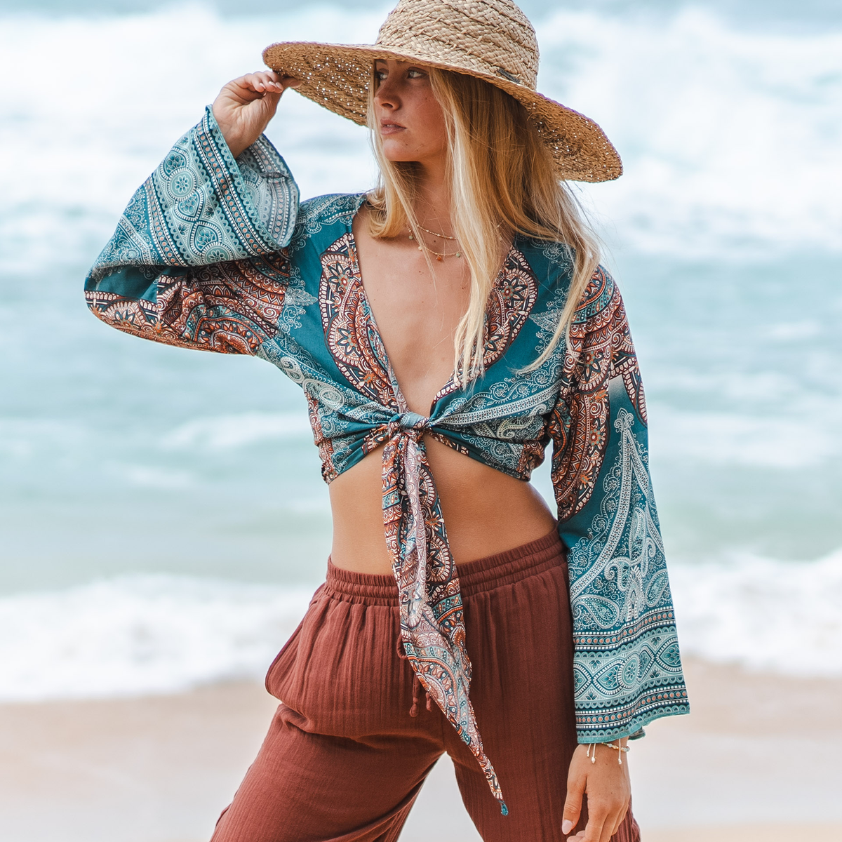Canggu Daydreamer Top, view 4 — Soul Flow Apparel