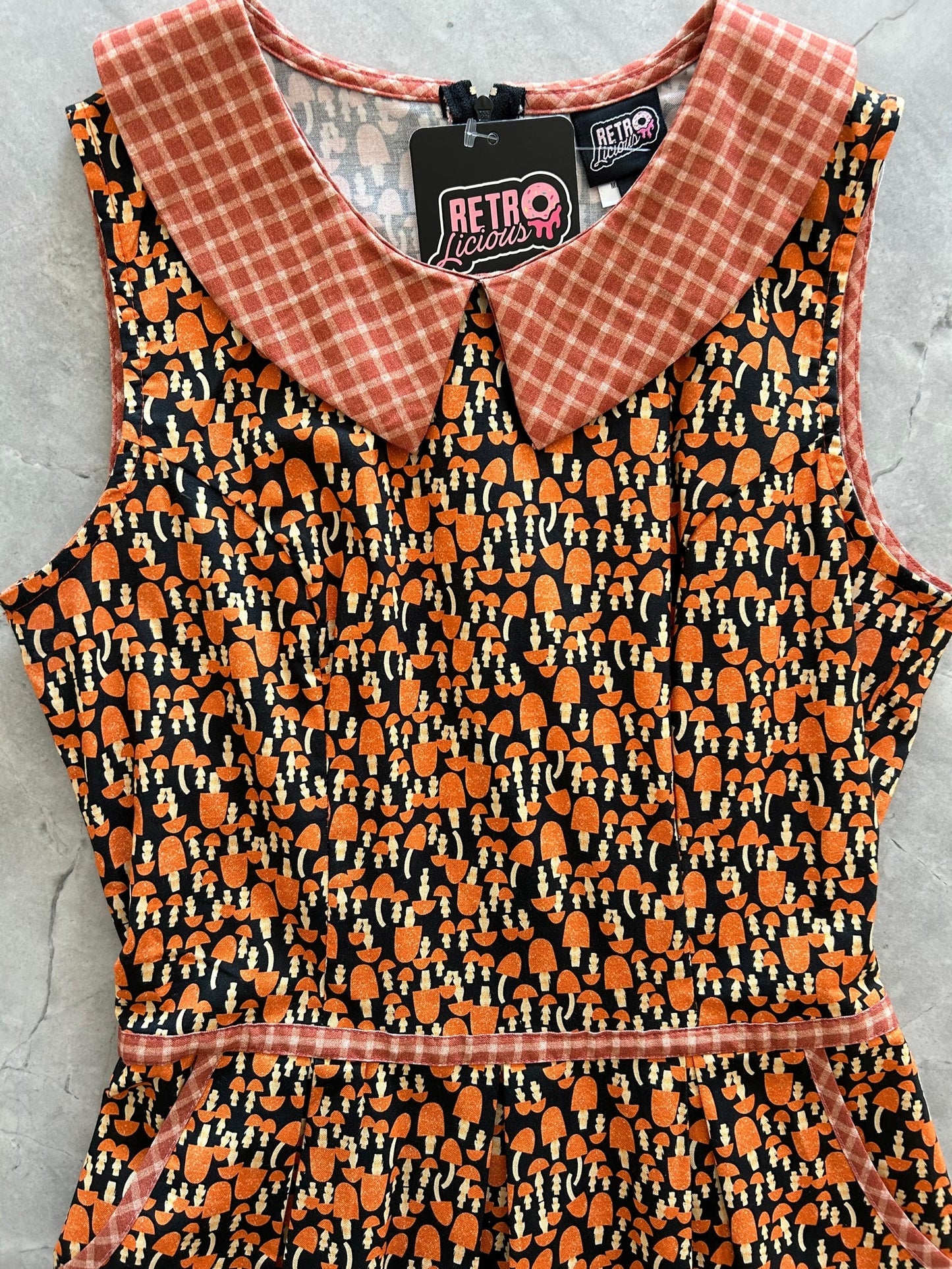 Mushroom Collared Dress — Soul Flow Apparel