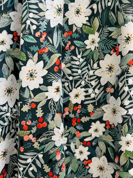Winter Floral Doris Skirt — Soul Flow Apparel