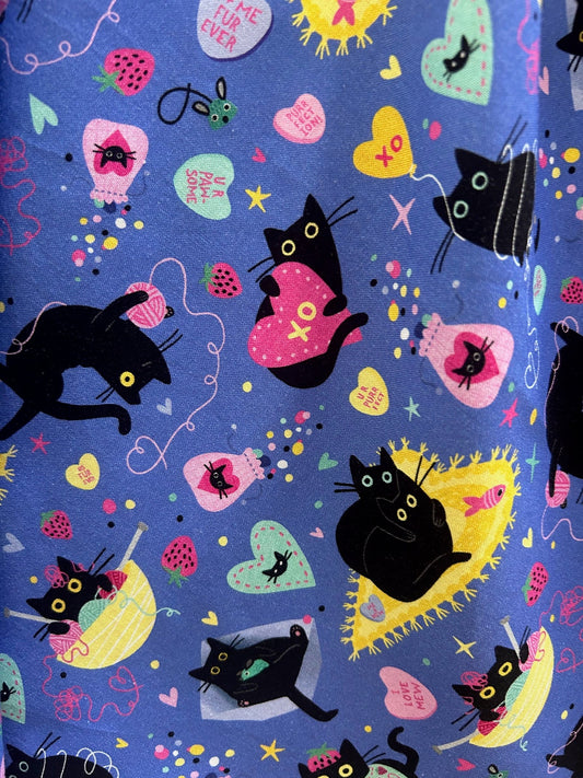 Purple Cat Doris Skirt - Xs Only, 1 Left! — Soul Flow Apparel
