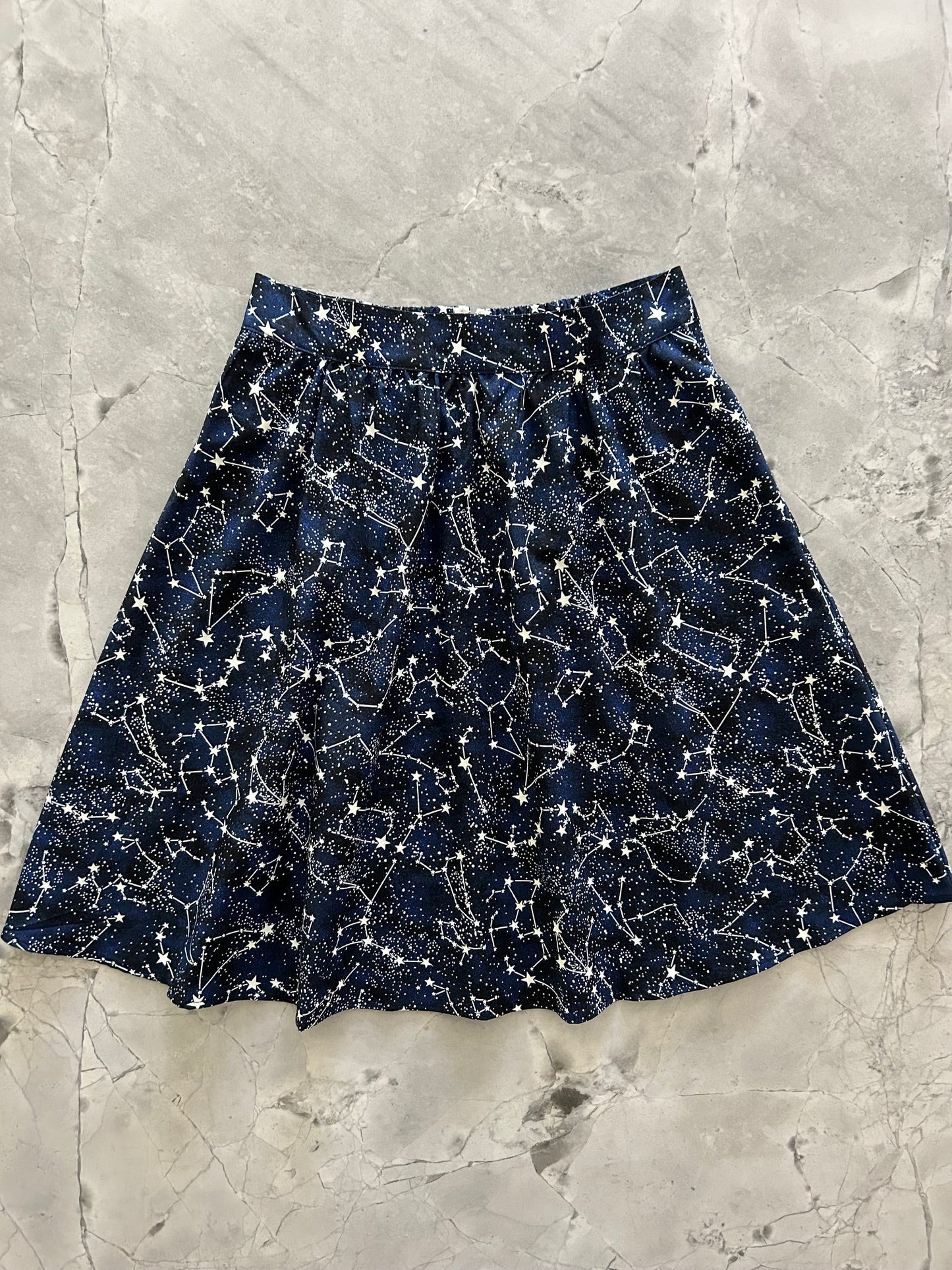 Glow in the Dark Constellations A-Line Skirt — Soul Flow Apparel