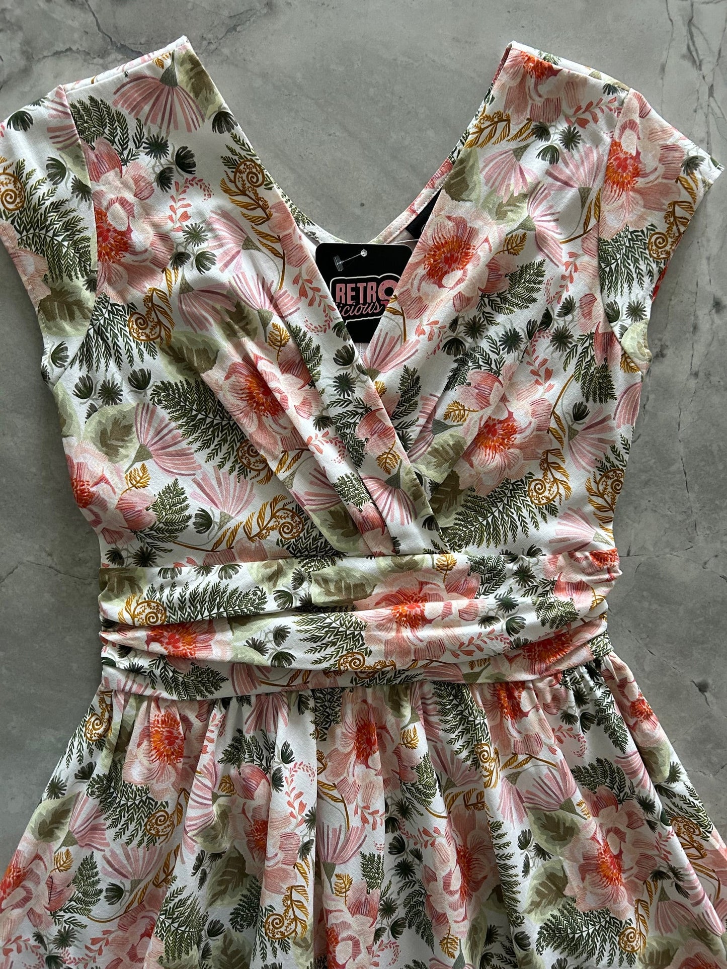 Pink Floral Greta Dress — Soul Flow Apparel
