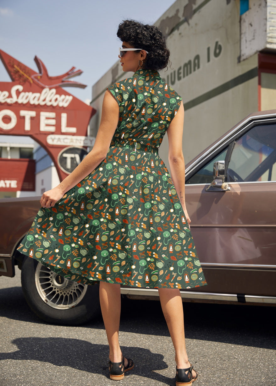Camping Doris Skirt, view 3 — Soul Flow Apparel