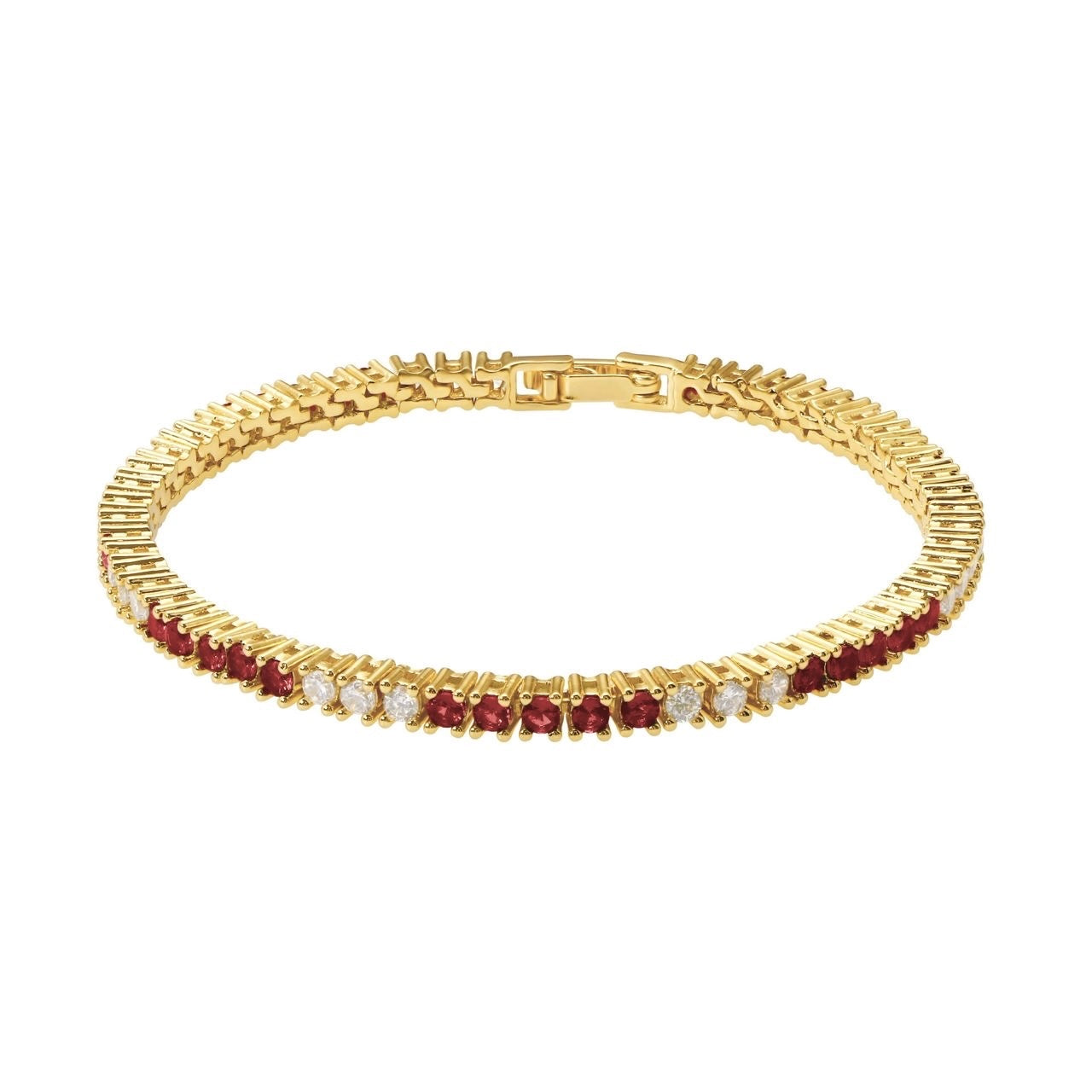 Josephine Ruby Tennis Bracelet — Soul Flow Apparel
