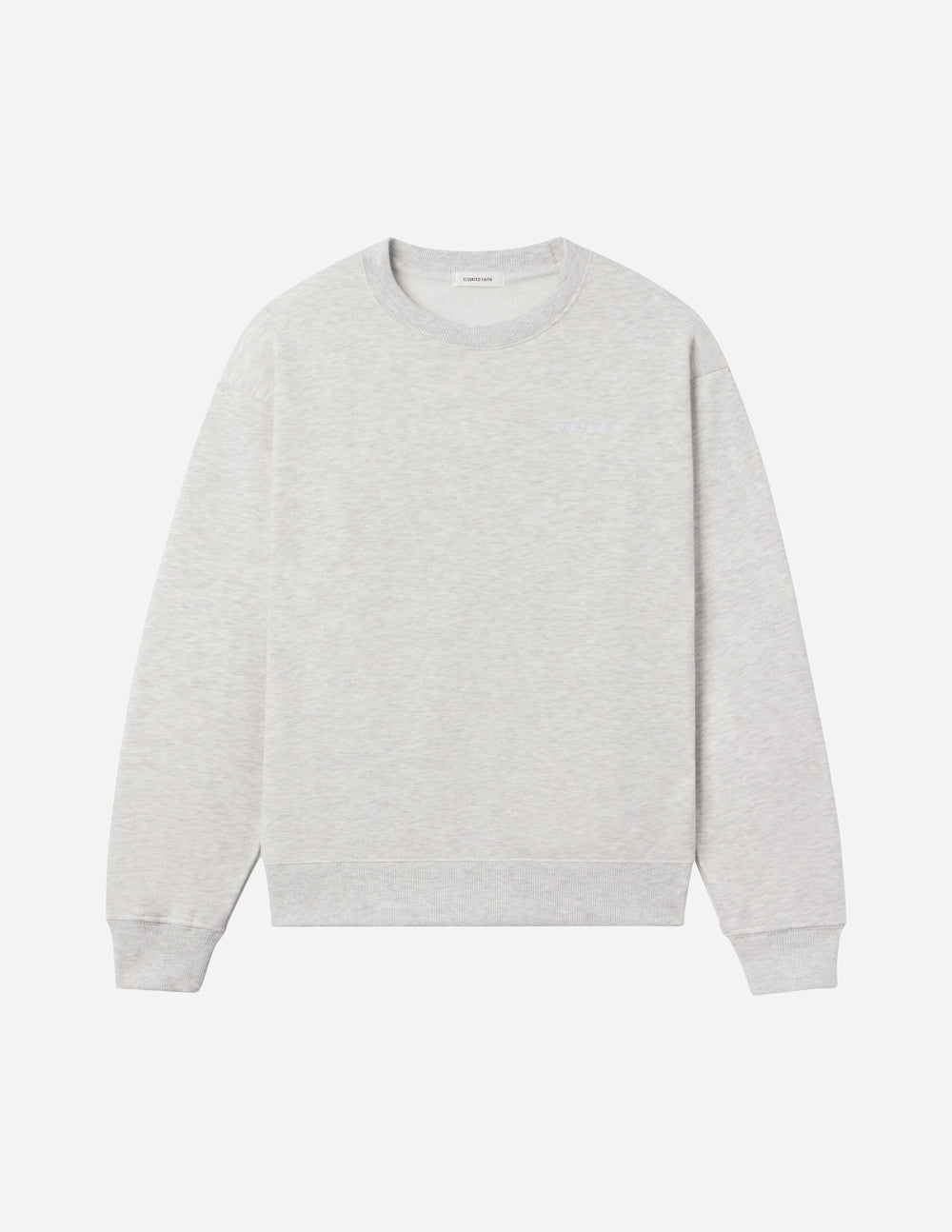 Basics Cloud Grey Unisex Crewneck – Christian Crewneck