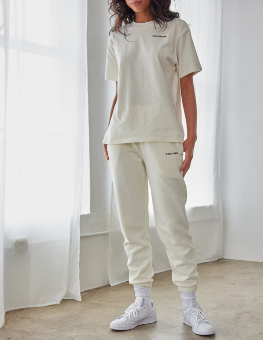 Basics White Sand Unisex Sweatpant – Christian Sweatpant