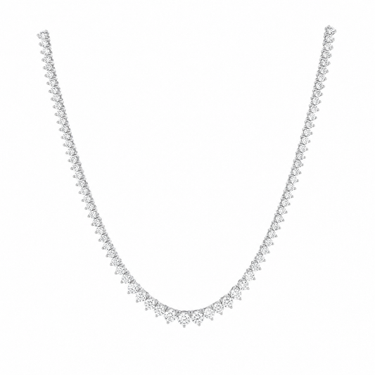 Sorella Tennis Necklace in jun am, view 53 — Soul Flow Apparel