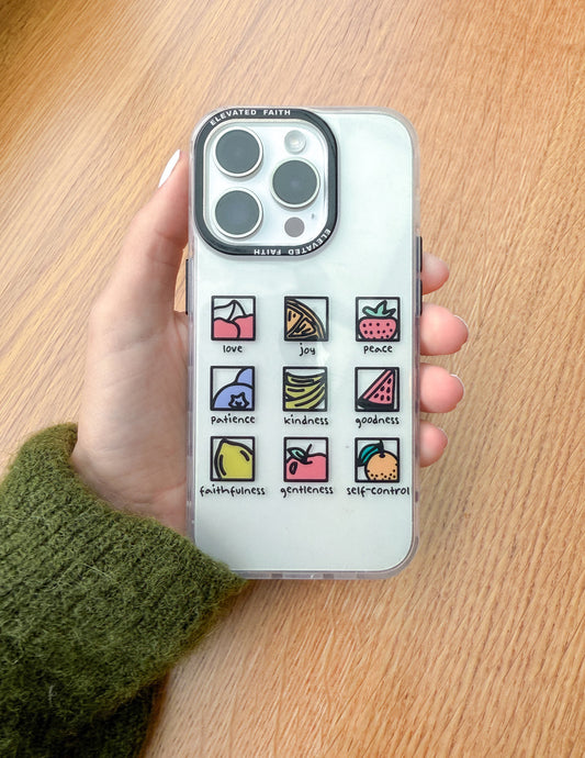 Clear Fruit of the Spirit Phone Case – Christian Phone Case