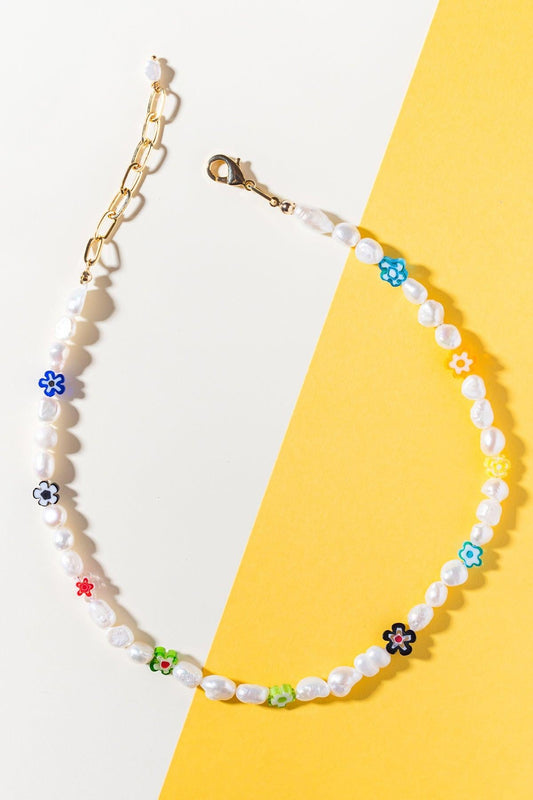 Nicole Pearl Necklace Copper Alloy Beads Made in Korea — Soul Flow Apparel