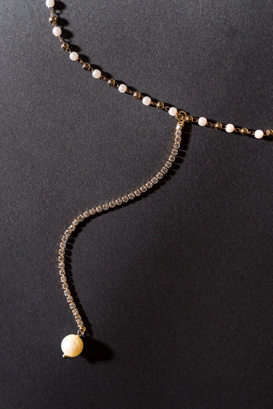 Janis Savitt Pearl Necklace Made in Korea Zinc Alloy Jewelry — Soul Flow Apparel