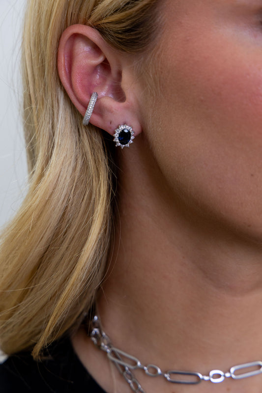 Meredith Sapphire Stud — Soul Flow Apparel
