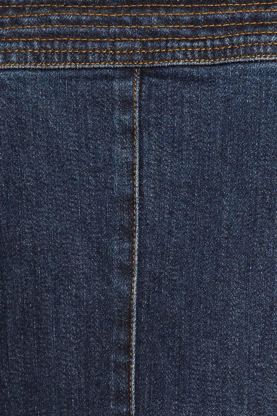 Terrific Timing Denim Midi Dress, fabric swatch — Soul Flow Apparel