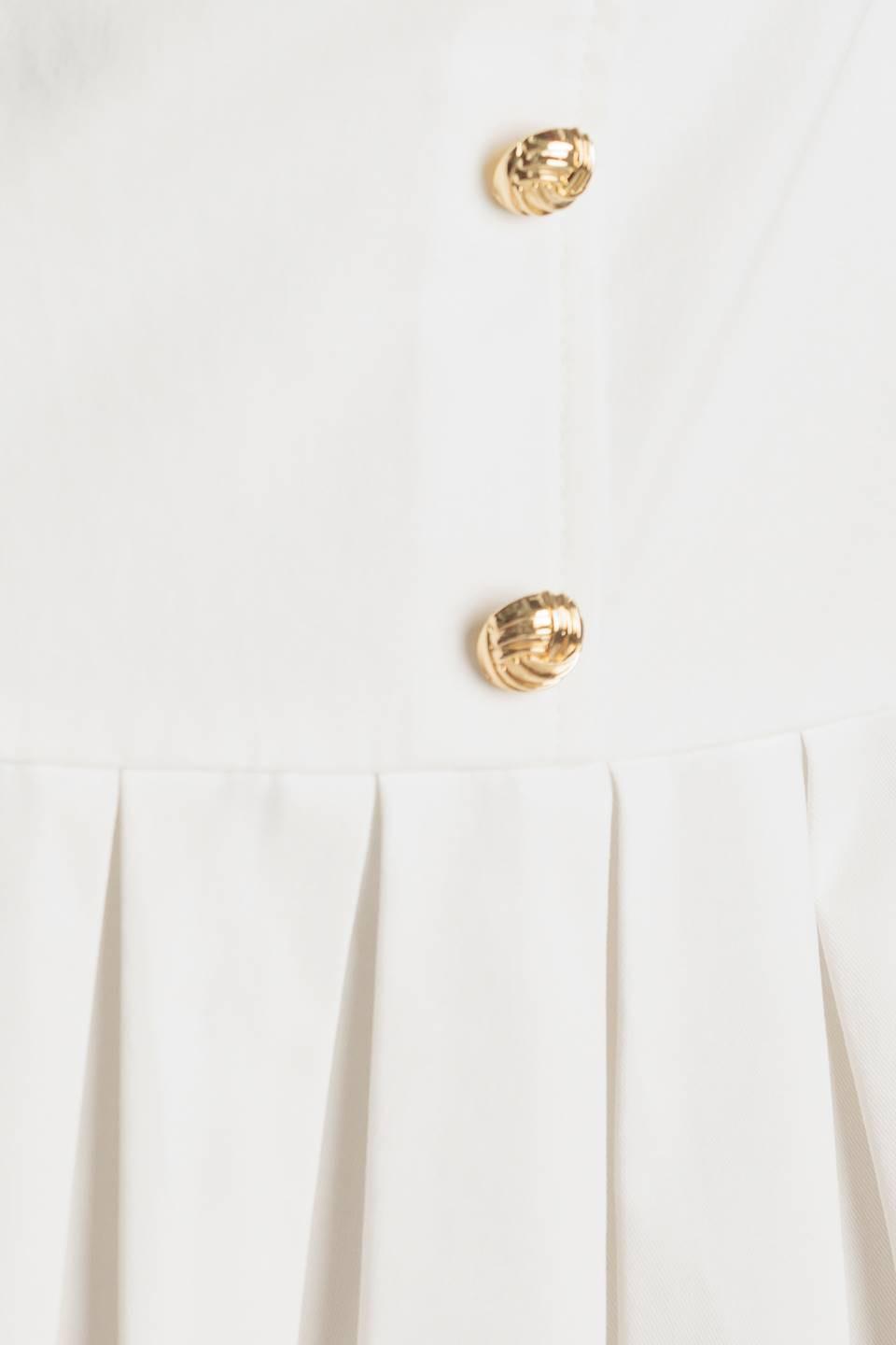 No Comparison White Woven Mini Dress, fabric swatch — Soul Flow Apparel