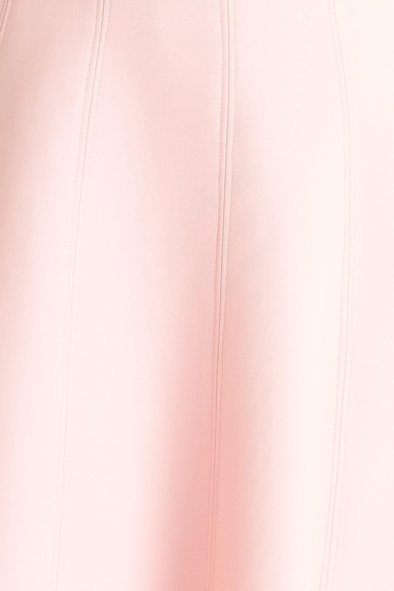Weekend Glam Woven Midi Dress in pink, fabric swatch — Soul Flow Apparel