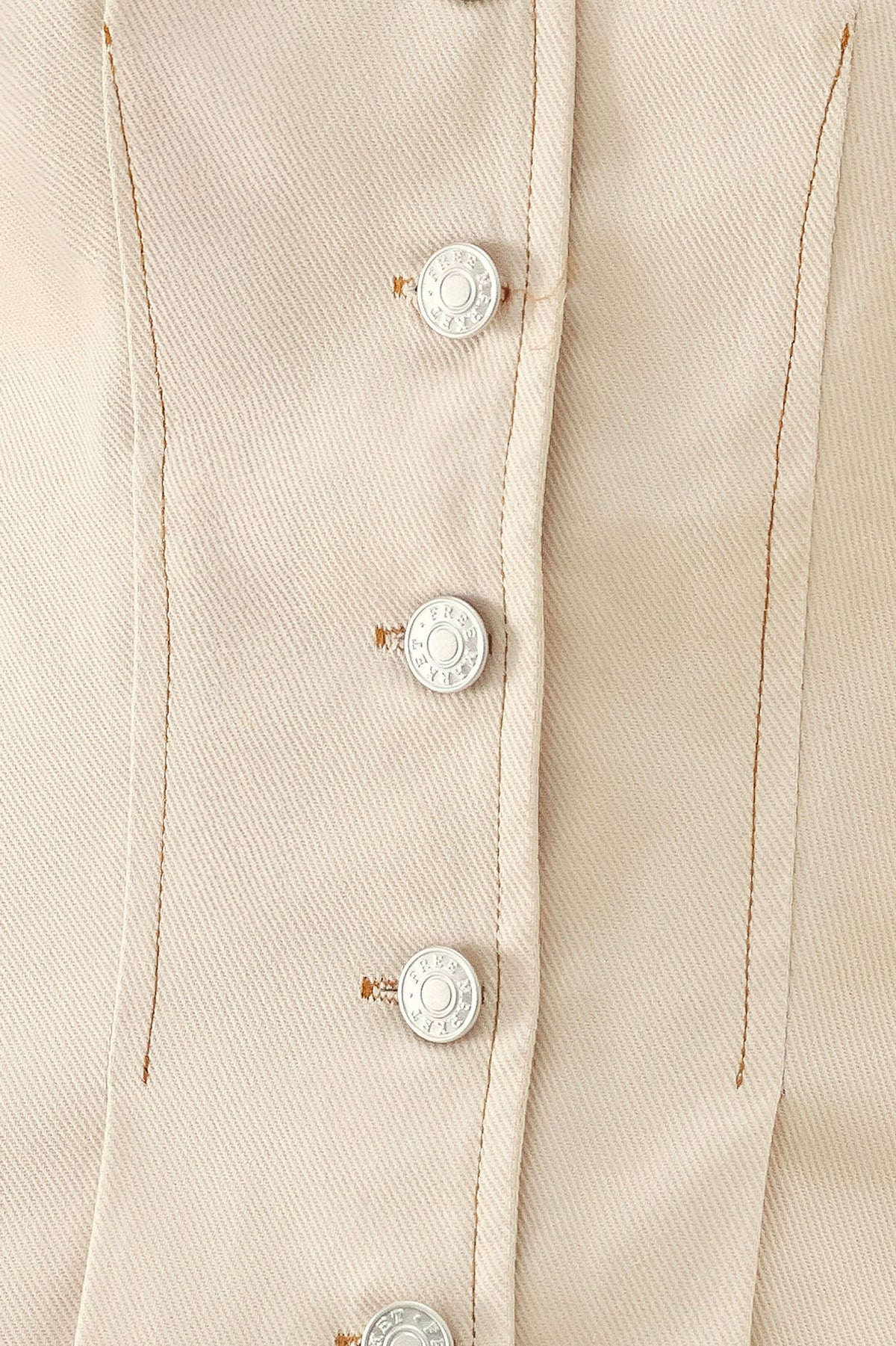 Soft Power Woven Vest in taupe, fabric swatch — Soul Flow Apparel