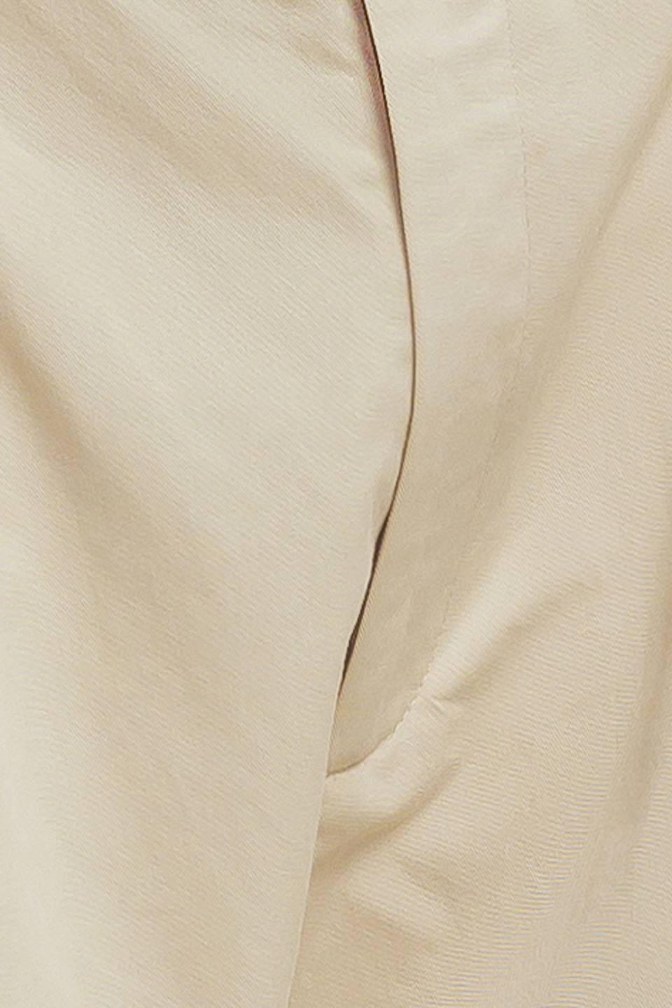 Modern Voyager Woven Bermuda Short in taupe, fabric swatch — Soul Flow Apparel