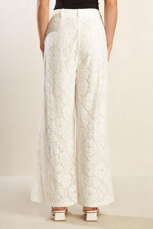We Trust You Woven Lace Pants in white, view 6 — Soul Flow Apparel