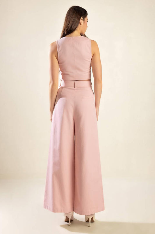 Fiercely Stunned Woven Pants in pink, view 9 — Soul Flow Apparel
