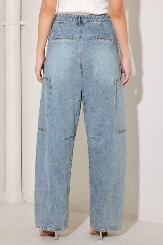 Skyline Siren Denim Pants, view 7 — Soul Flow Apparel