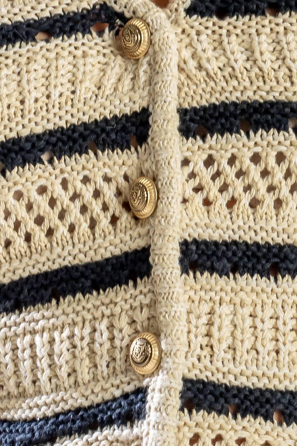 Into the Natural Sweater Knit Vest, fabric swatch — Soul Flow Apparel