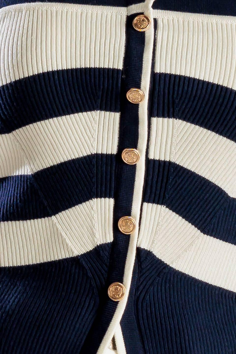 Shine Bright Navy Knit Top in white, fabric swatch — Soul Flow Apparel