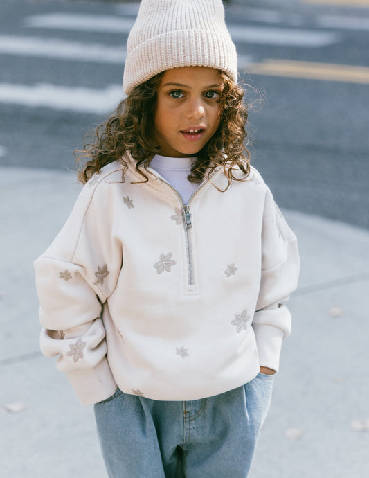 Floral Kids Half-Zip – Christian Kids Jacket