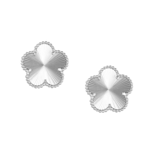 Adeline Clover Stud Earring Gold — Soul Flow Apparel