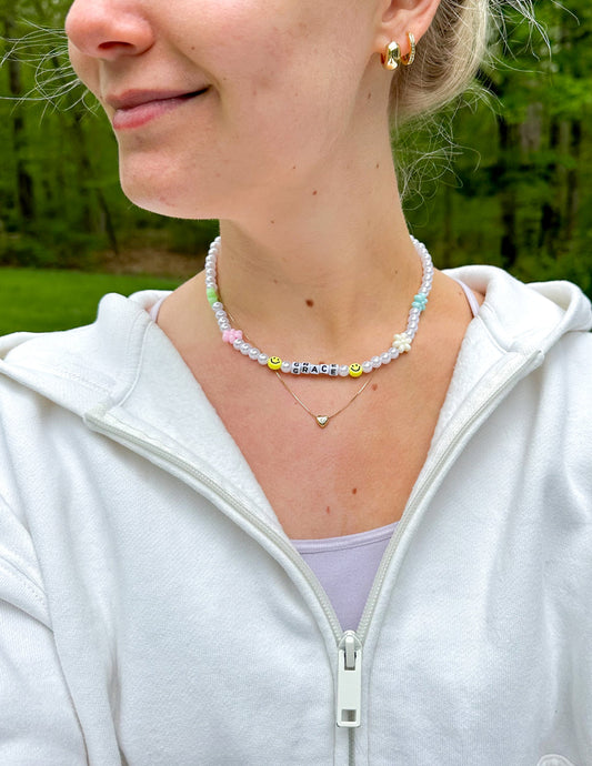 Grace Letter Necklace – Christian Necklace