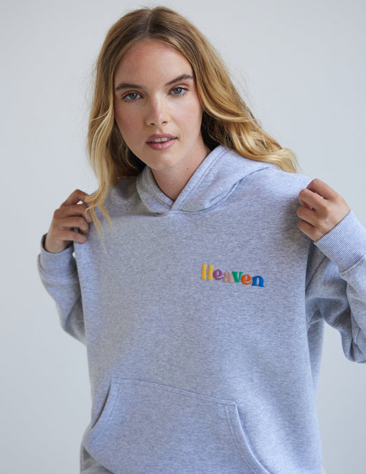 Heaven Heather Grey Unisex Hoodie – Christian Hoodie