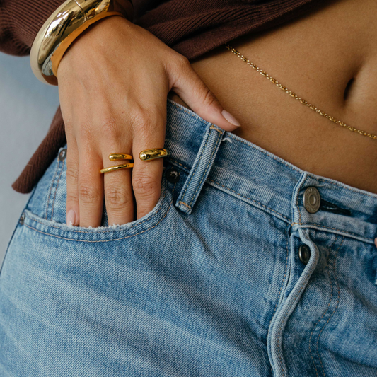 Corey Double Ring, view 25 — Soul Flow Apparel