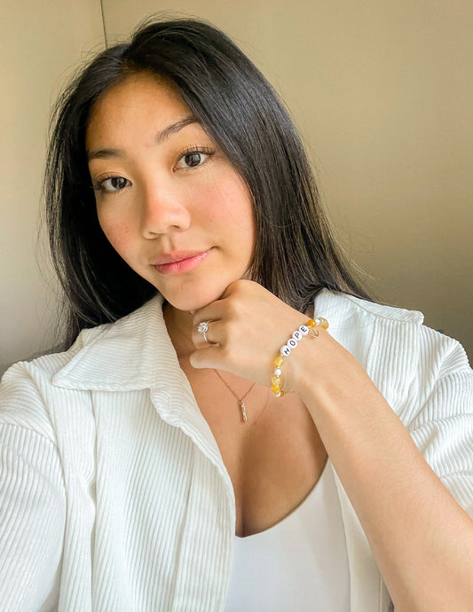 Hope x Callie Shinoda – Christian Letter Bracelet