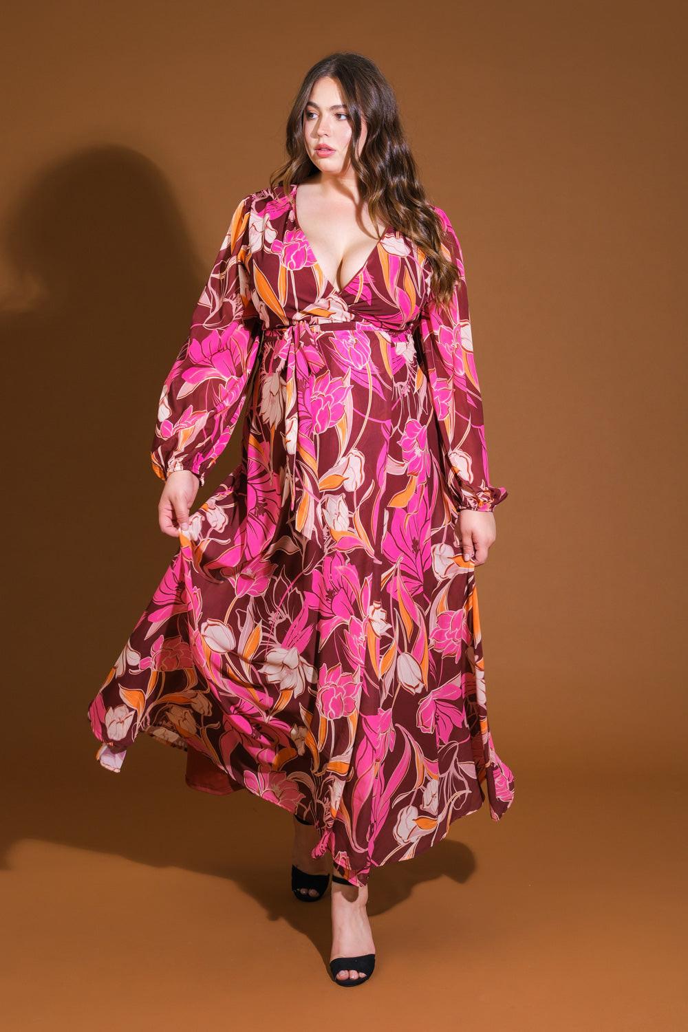 Lush Haven Woven Maxi Dress in burgundy, view 5 — Soul Flow Apparel
