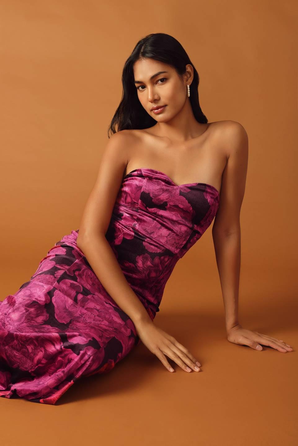 Falling Into Place Velvet Maxi Dress in berry, view 8 — Soul Flow Apparel