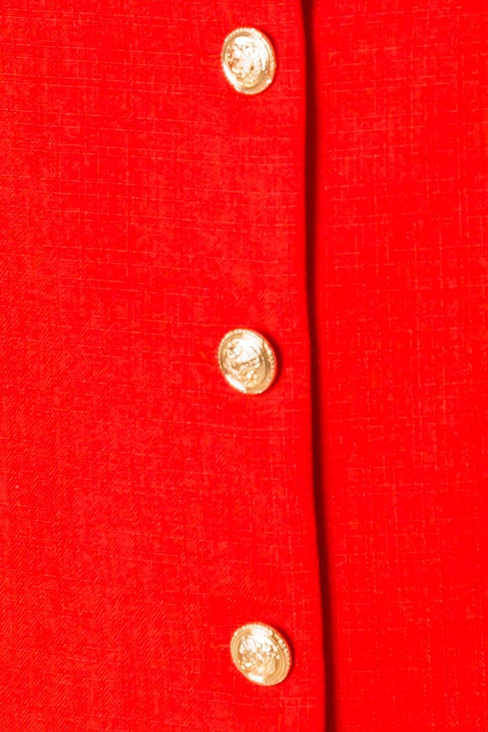 Chasing Joy Red Woven Mini Dress, fabric swatch — Soul Flow Apparel
