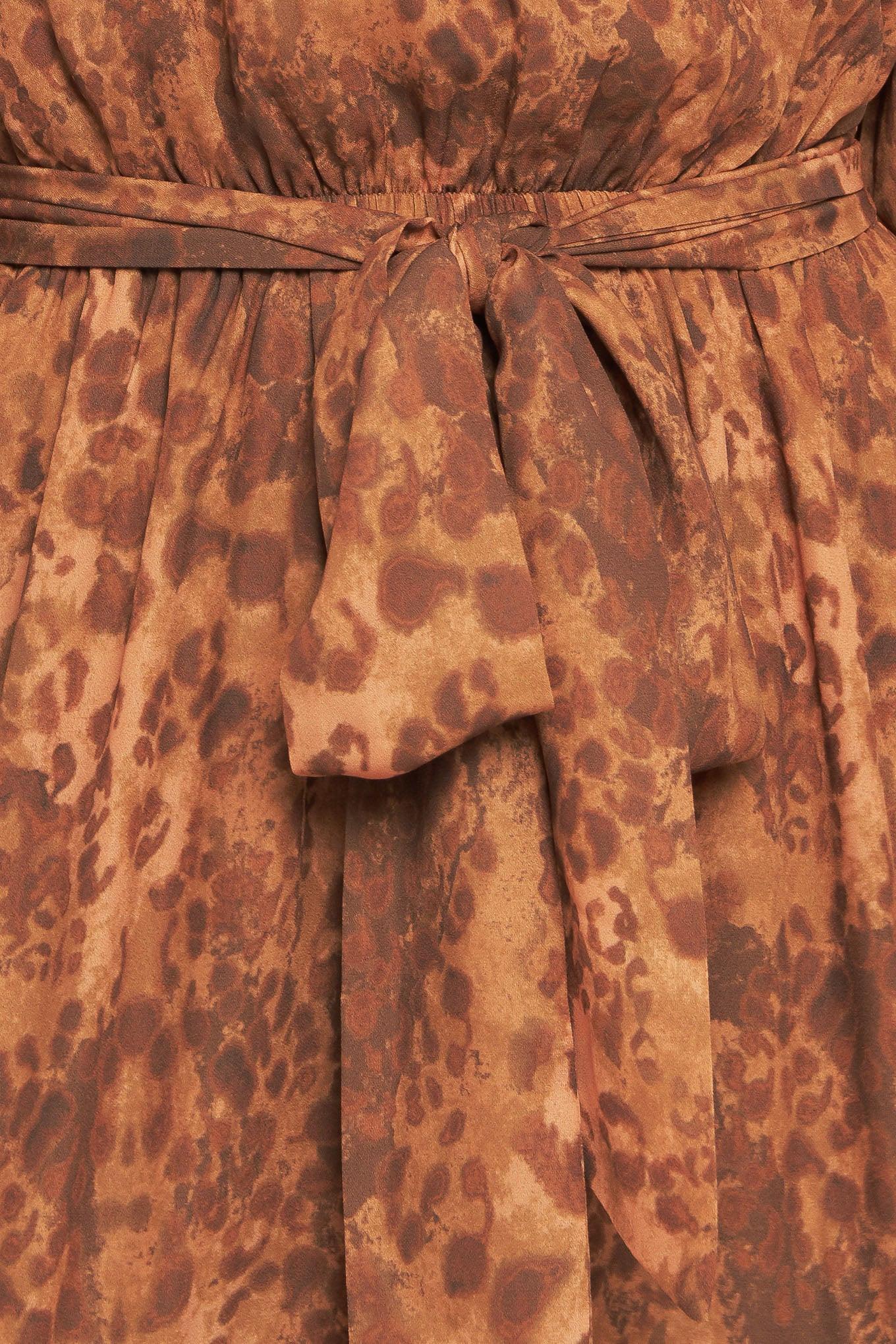 Nomad's Whisper Woven Maxi Dress in sienna, fabric swatch — Soul Flow Apparel