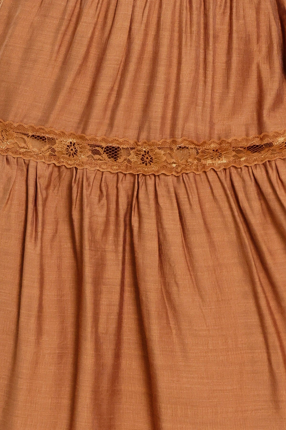 Sunset Drive Woven Maxi Dress in camel, fabric swatch — Soul Flow Apparel
