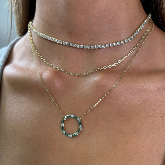 Oasis Eternity Necklace, view 825 — Soul Flow Apparel