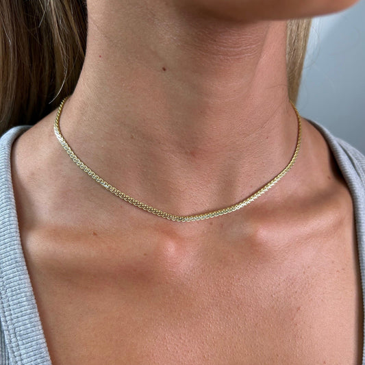 Lainey Two-Tone Chain, view 829 — Soul Flow Apparel