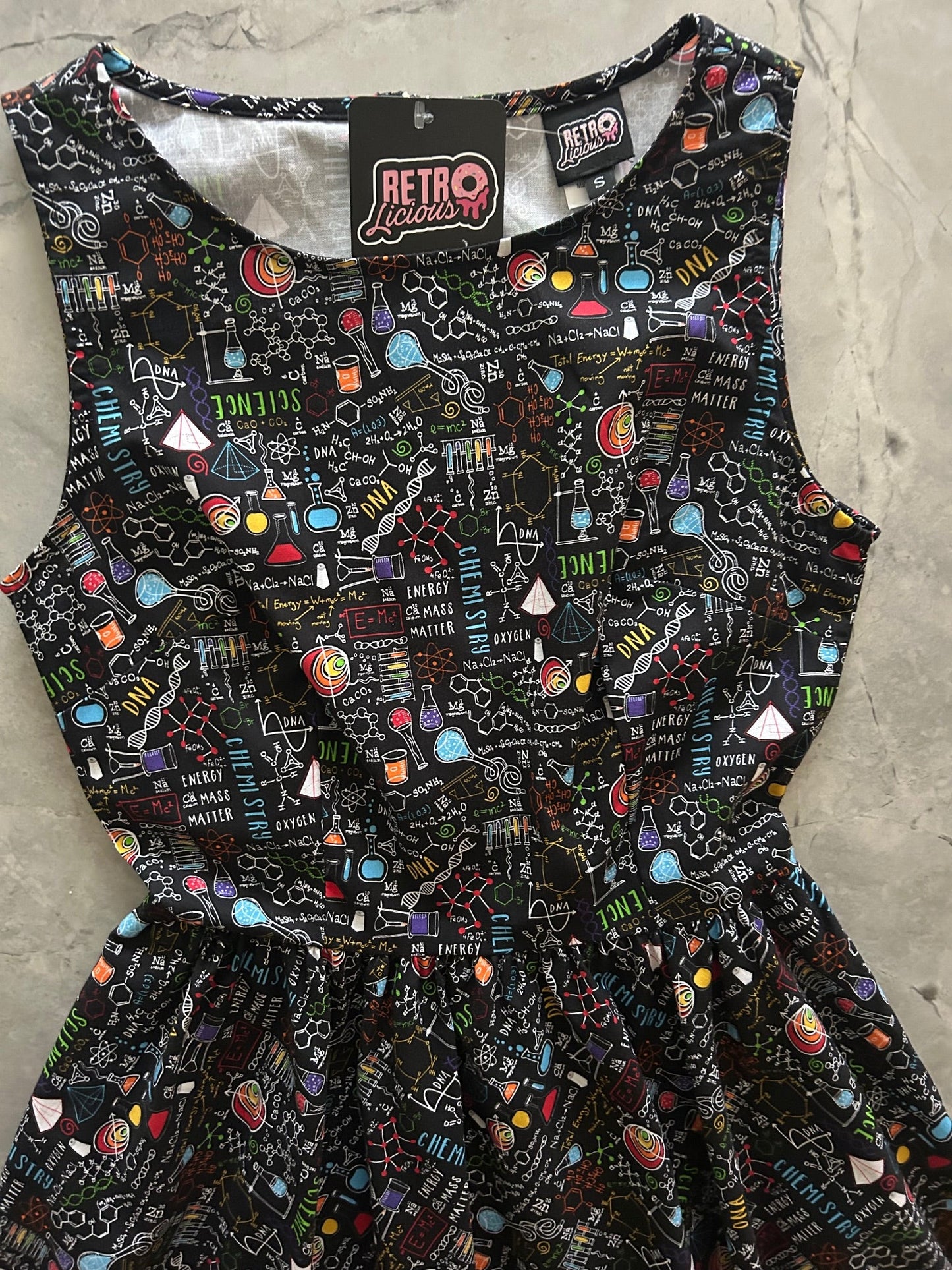 Science Midi Dress, view 1973 — Soul Flow Apparel