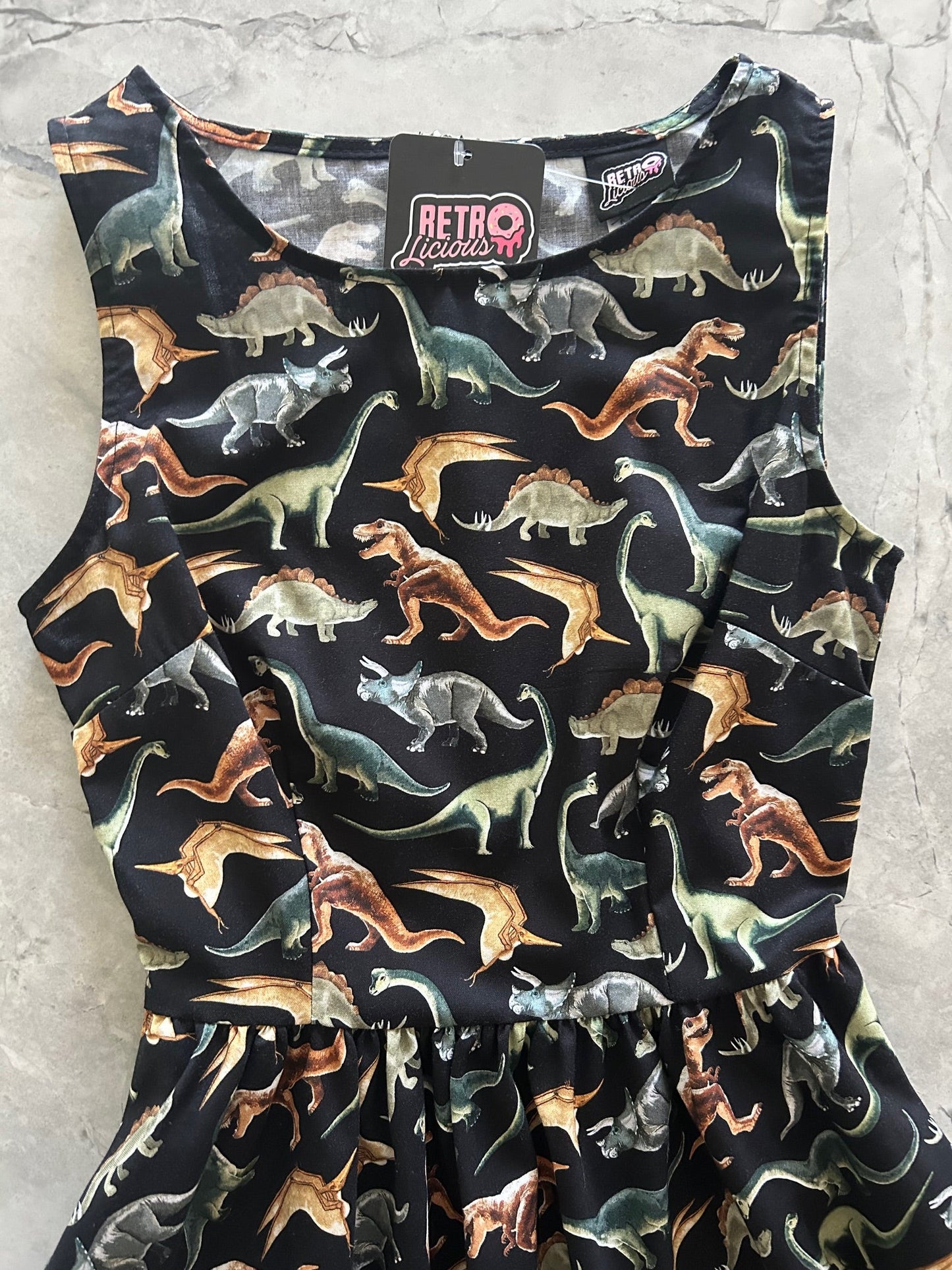 Dino Vintage Dress, view 2003 — Soul Flow Apparel