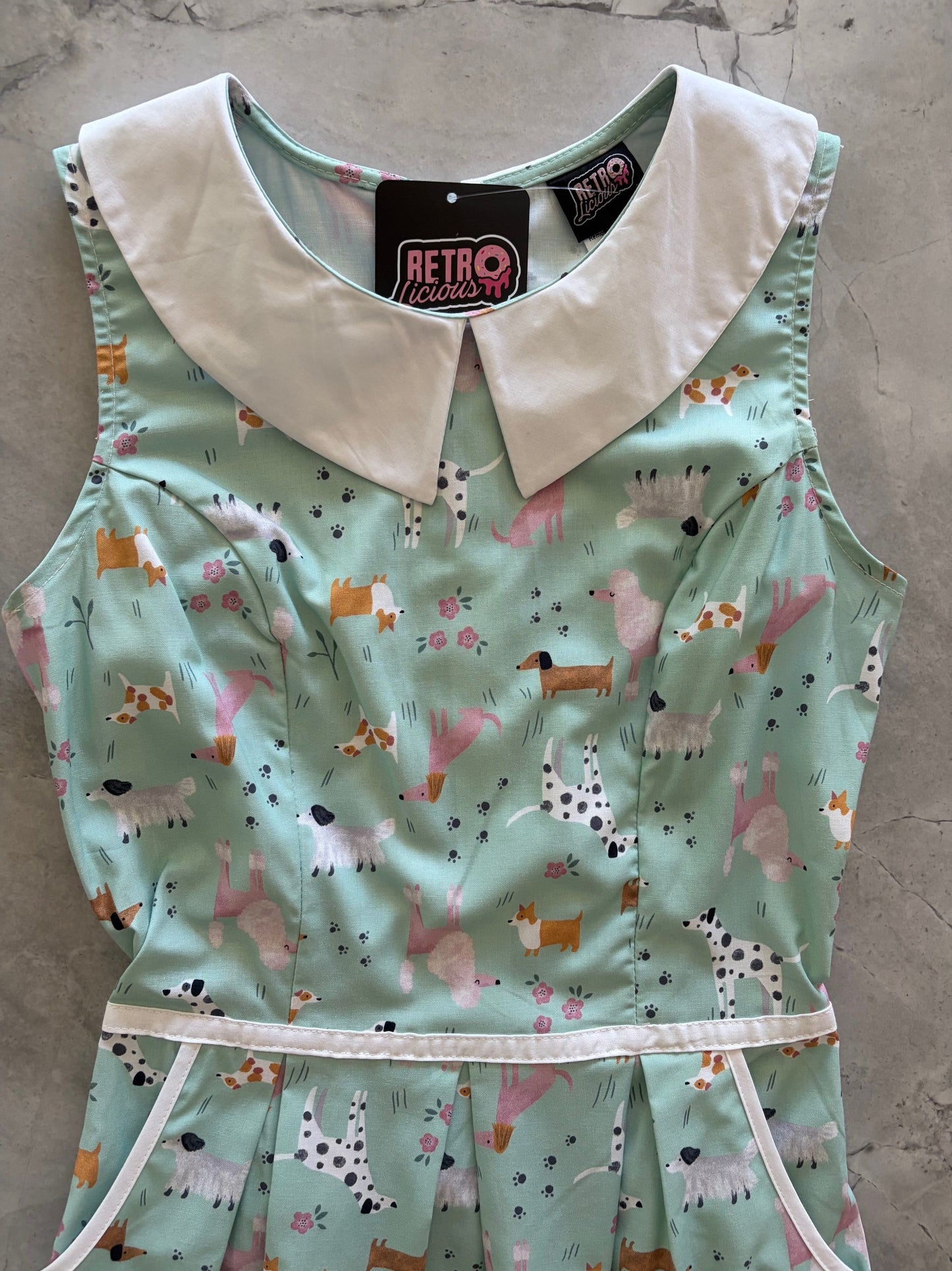 Dogs Collared Dress, view 2308 — Soul Flow Apparel